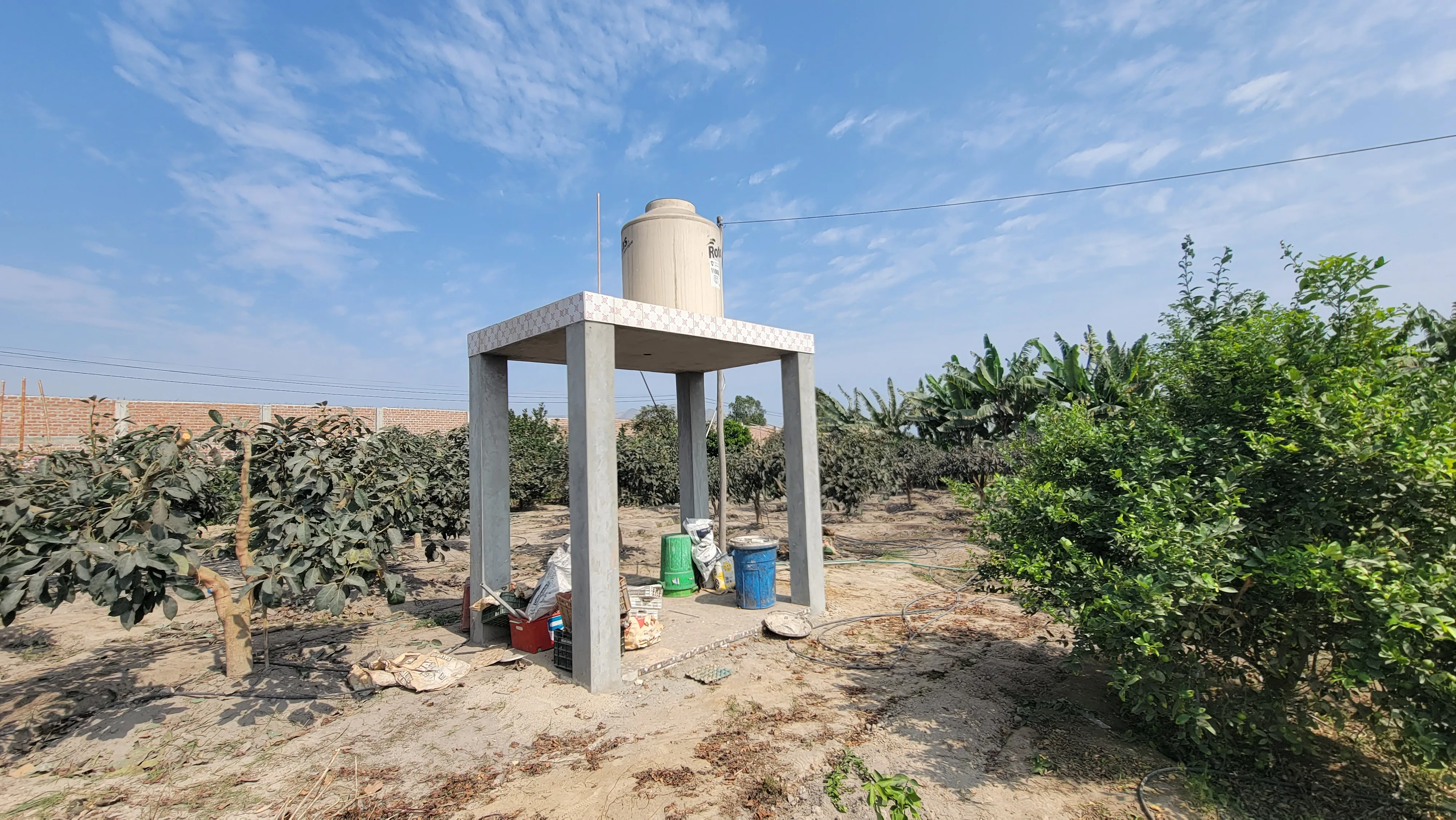 Construcción de pozo